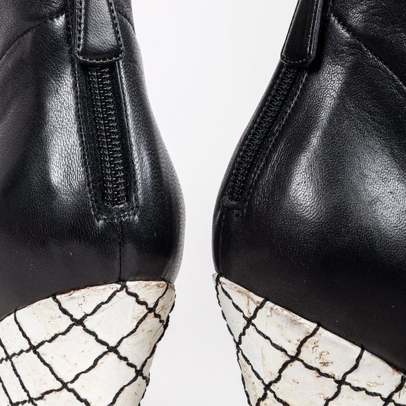 Chanel Camellia Wedge Booties - Picture 9 of 10
